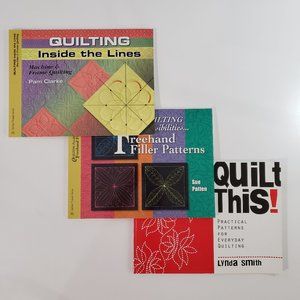 Trio of Quilting Designs Books for Domestic or Longaram Machines